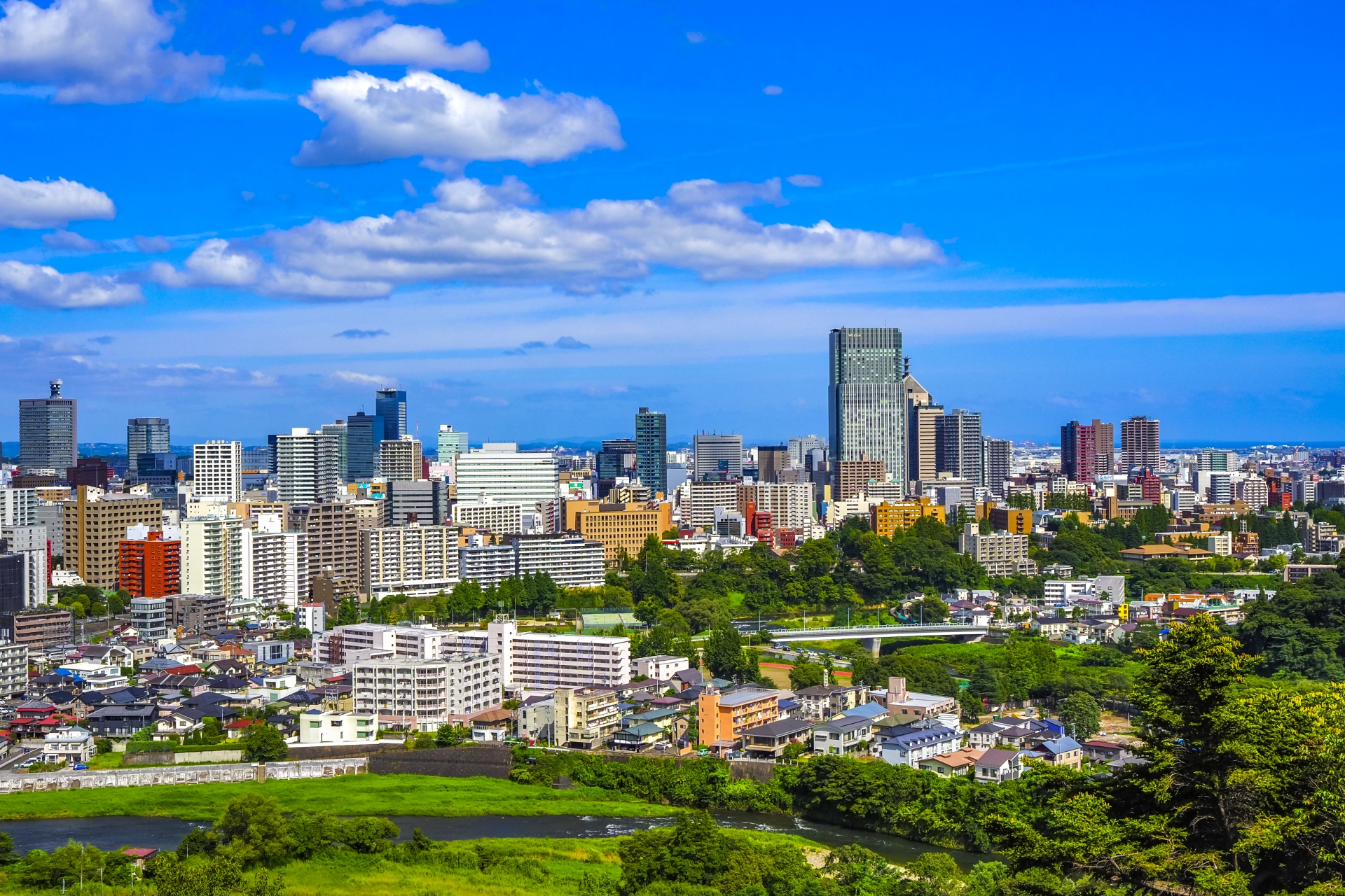 仙台市内の風景写真